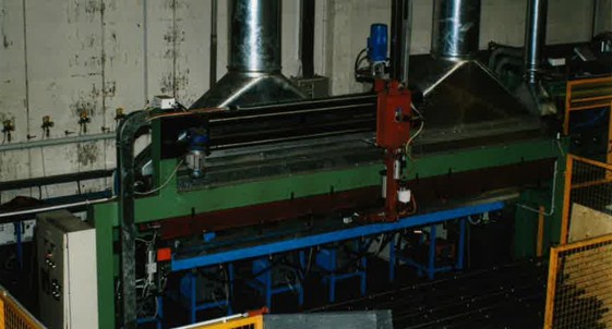 Impianto per la produzione di telai di ponteggi foto 4